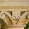 Architectural details of the sandstone arcades in the Main Quadrangle of Stanford University