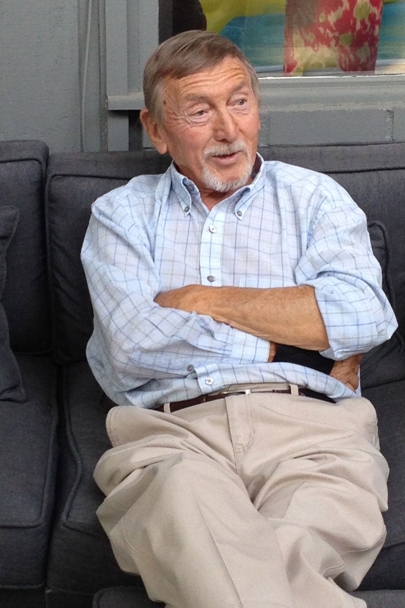 Marc Bertrand, professor emeritus of French