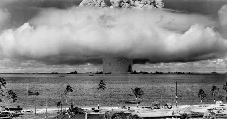 Bikini atomic bomb test