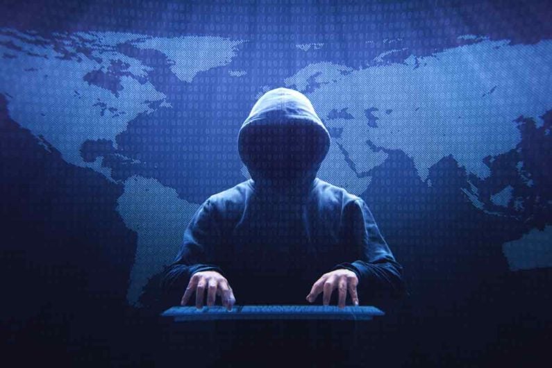 Illustration of anonymous hacker