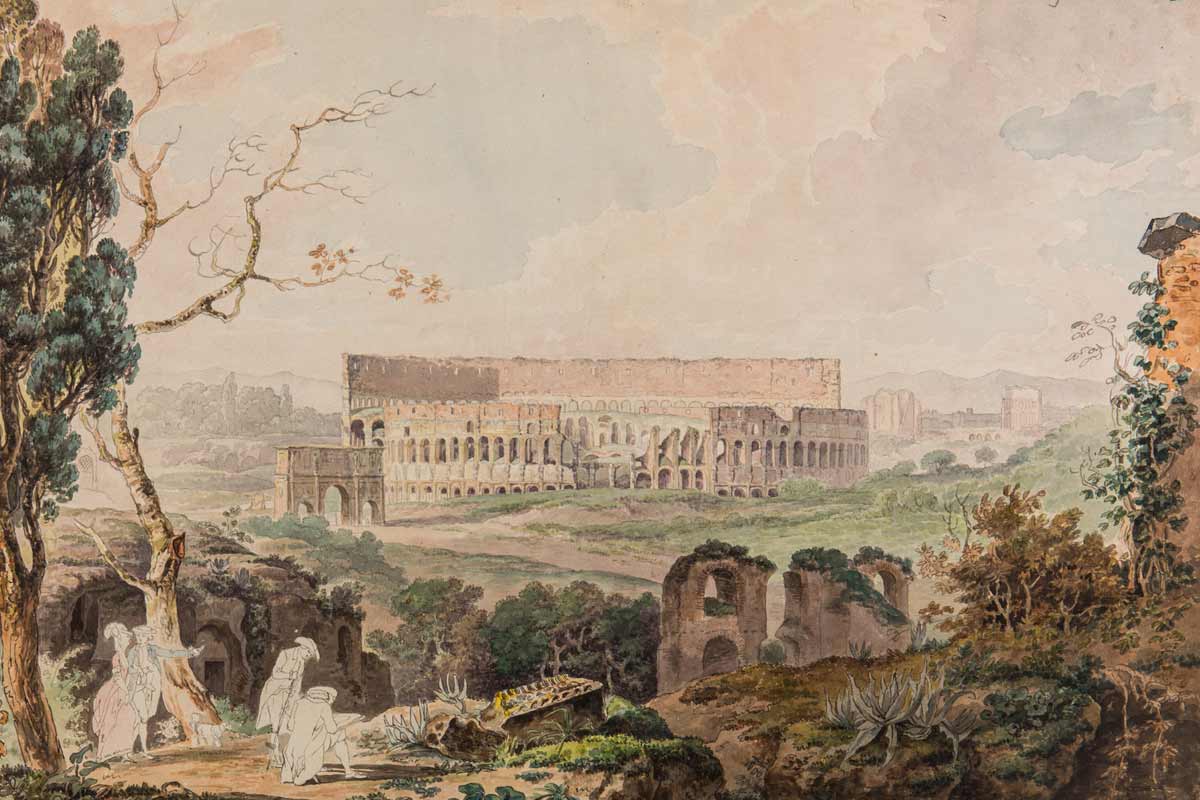Painting of Colosseum