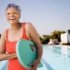 Elderly female swimmer