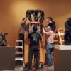 Cantor crew installs sculpture