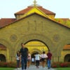 View of arches at front of Quad