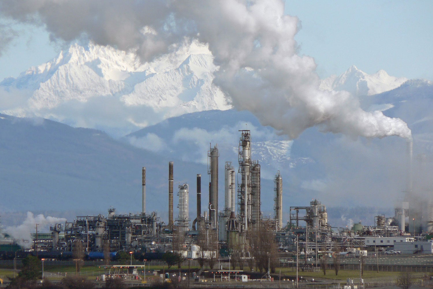 oil refinery in Anacortes, Washington