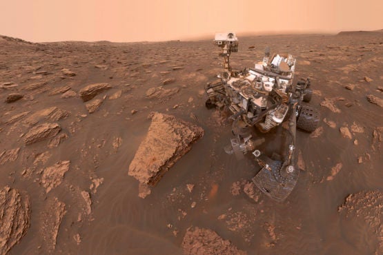 A self-portrait of NASA's Curiosity Mars rover