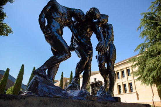 Rodin's sculpture, "The Three Shades"