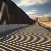 stretch of border wall between U.S. and Mexico
