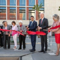 Official opening and ribbon cutting at the Stanford Redwood City Campus