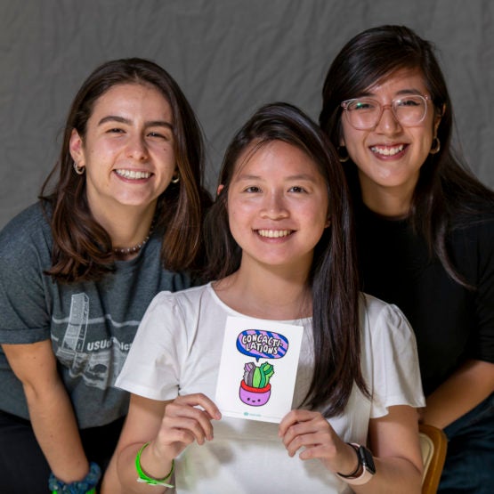 Nicolette Grabiec, Vivian Xiao and Chloe Thai