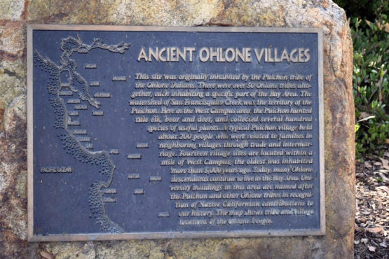 Plaque on Searsville Road