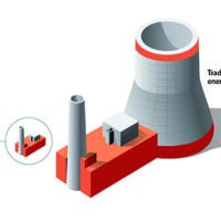 Illustration of a small modular reactor